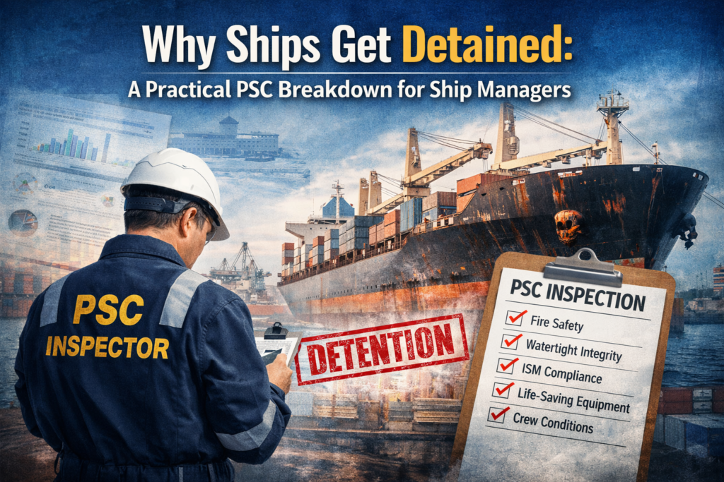 Why ships get detained: a practical PSC breakdown for ship managers